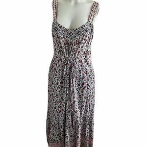 Xirena Floral Tiered MIDI Dress